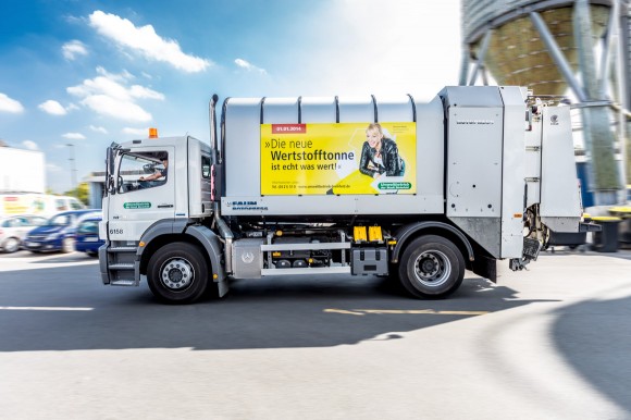 Müllwagen, Die neue Wertstofftonne, Umweltbetrieb Bielefeld