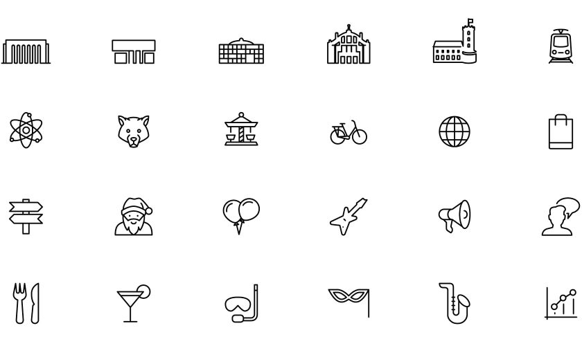 Corporate Design Bielefeld: Icons
