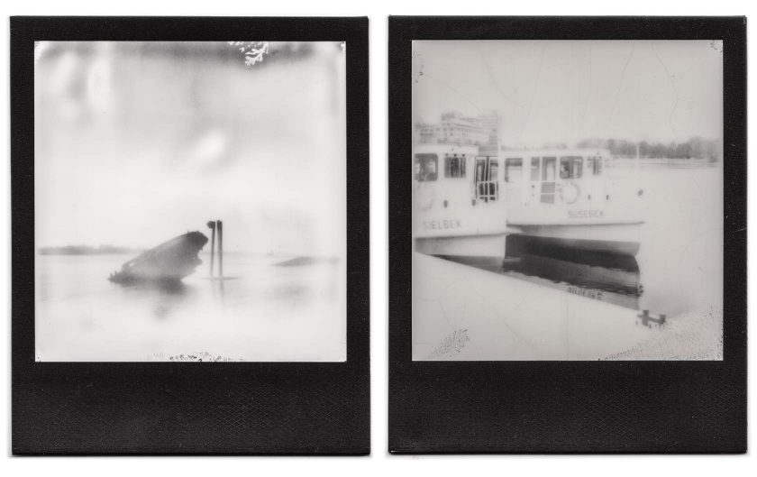 schwarzweiß Polaroid