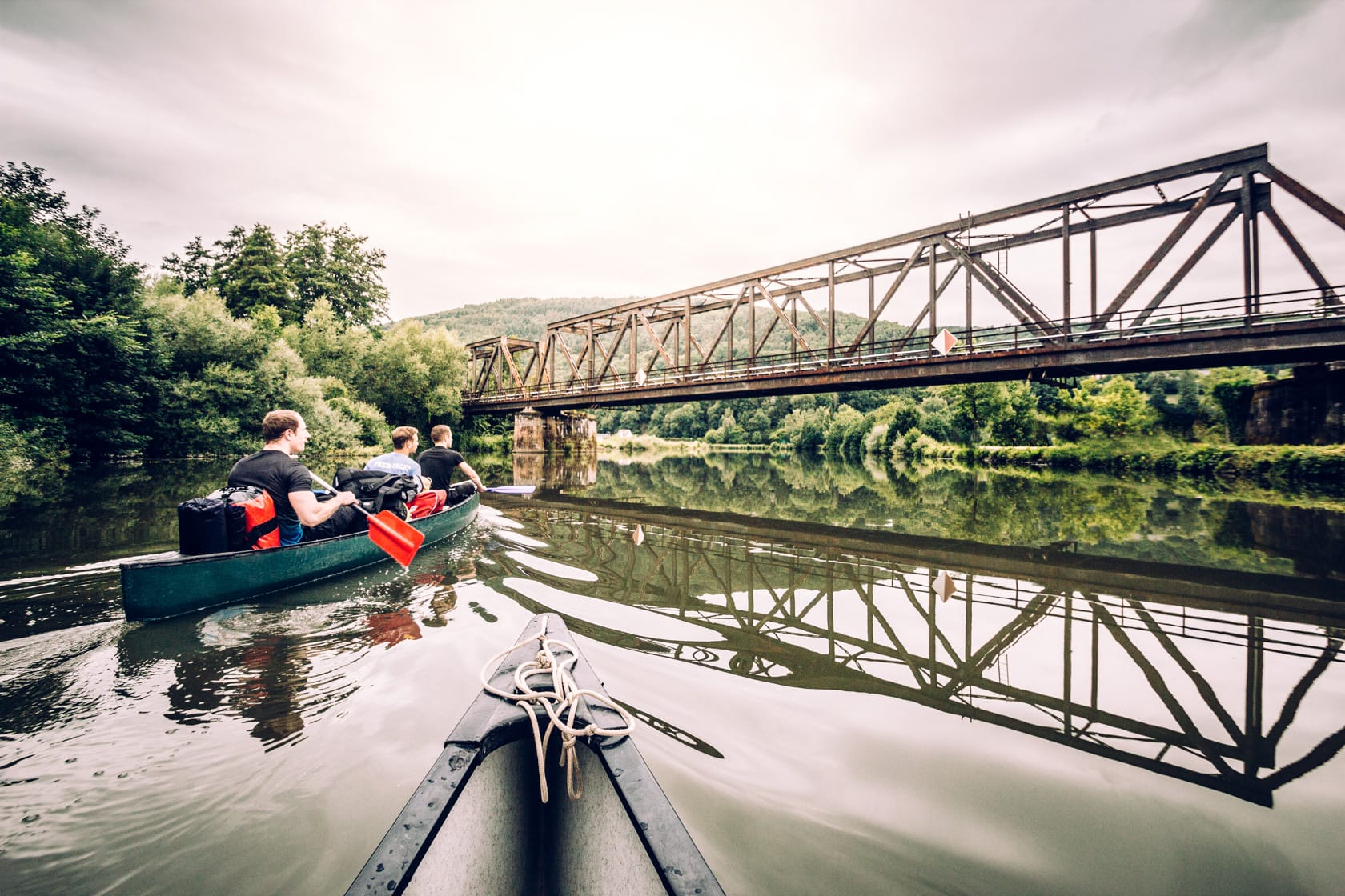 Kanutour auf der Lahn zwischen Diez und Nievern - Fry2k / Philipp Pilz